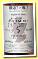 Aultmore 5 yo 2007/2012 (66.8%, Master of Malt, 1st Fill Sherry Puncheon, 628 bottles)